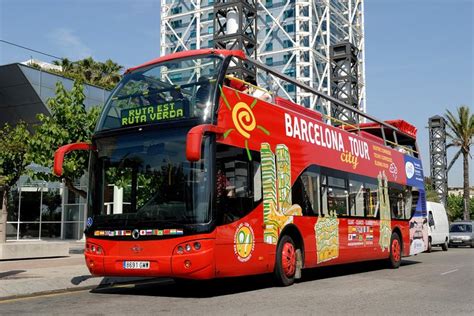 barcelona open top bus